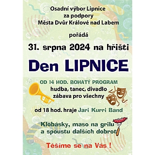 miniatura Program Dne Lipnice 31. 8. 2024